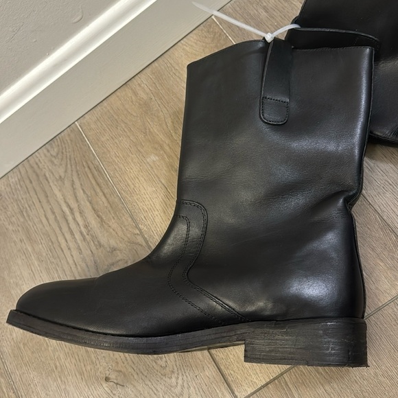 NEW! Free People Easton Equesterian Black Boots - Size 40.5 EU/ 9.5 US🫧 - Picture 9 of 14